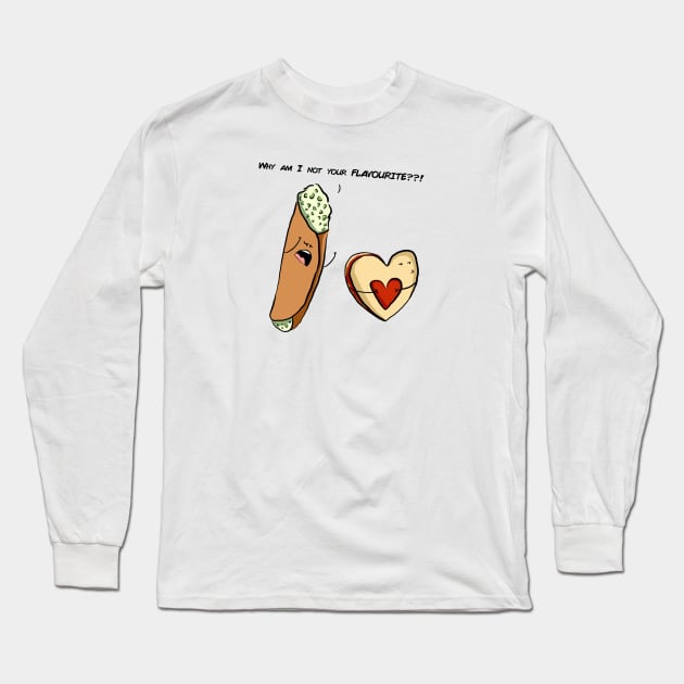 Why am I not your flavourite??! Long Sleeve T-Shirt by Dessert_comics